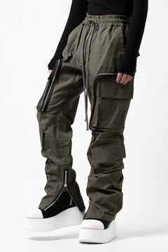 画像をギャラリービューアに読み込む, A.F ARTEFACT ZIP CARGO POCKET PANTS (KHAKI)