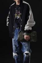 画像をギャラリービューアに読み込む, ierib onepiece clutch-bag / Marble Culatta (BLACK #C)