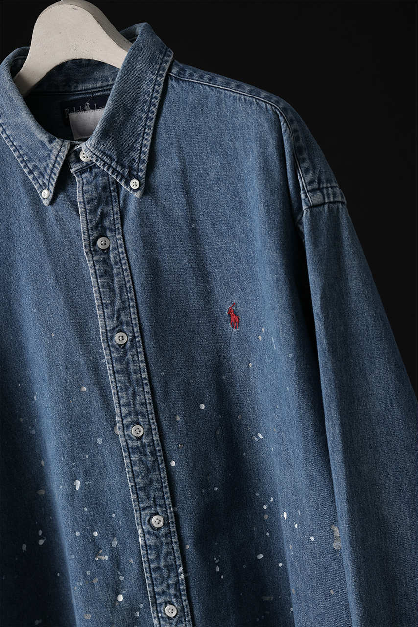 画像をギャラリービューアに読み込む, CHANGES VINTAGE REMAKE RL-DENIM SHIRT (INDIGO #C)