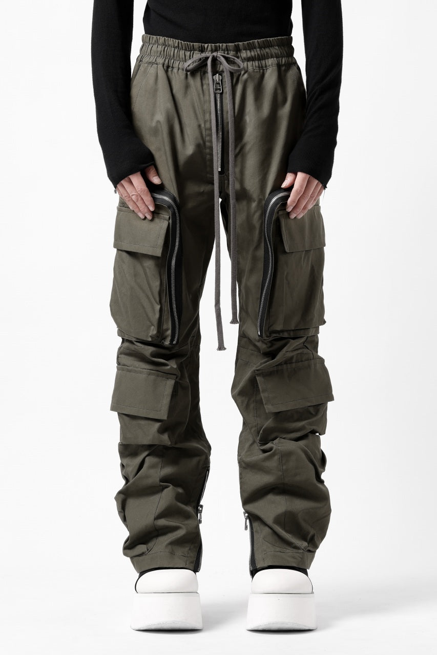 画像をギャラリービューアに読み込む, A.F ARTEFACT ZIP CARGO POCKET PANTS (KHAKI)