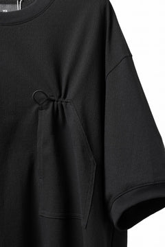 画像をギャラリービューアに読み込む, Y-3 Yohji Yamamoto WRKWR S/S TEE / CREPE JERSEY (BLACK)