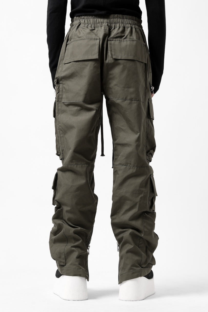 画像をギャラリービューアに読み込む, A.F ARTEFACT ZIP CARGO POCKET PANTS (KHAKI)