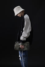 画像をギャラリービューアに読み込む, ierib onepiece clutch-bag / Marble Culatta (BLACK #C)