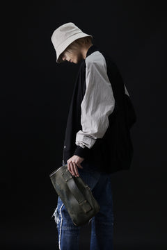 画像をギャラリービューアに読み込む, ierib onepiece clutch-bag / Marble Culatta (BLACK #C)