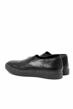 画像をギャラリービューアに読み込む, Portaille LOW SLIP SHOES / WAXED HORSE (BLACK x BLACK)