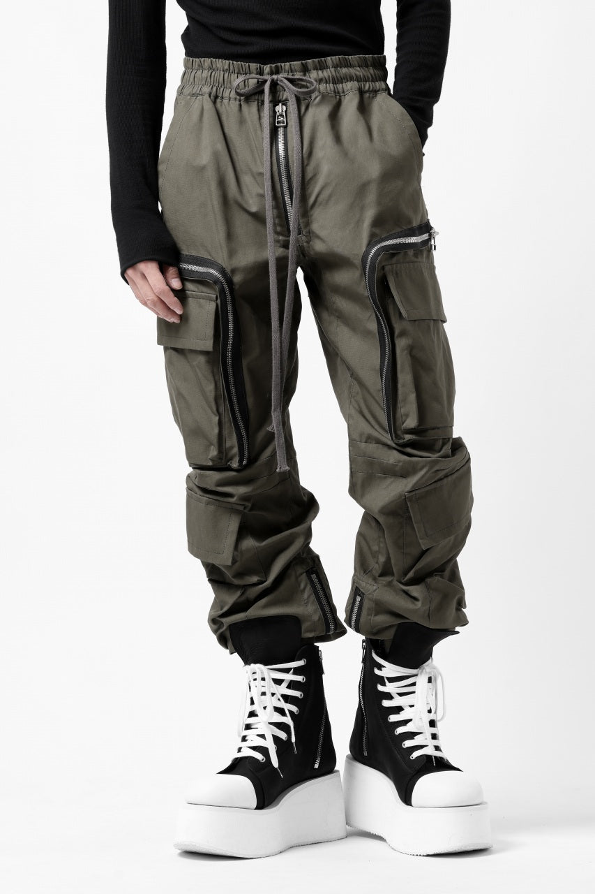 画像をギャラリービューアに読み込む, A.F ARTEFACT ZIP CARGO POCKET PANTS (KHAKI)