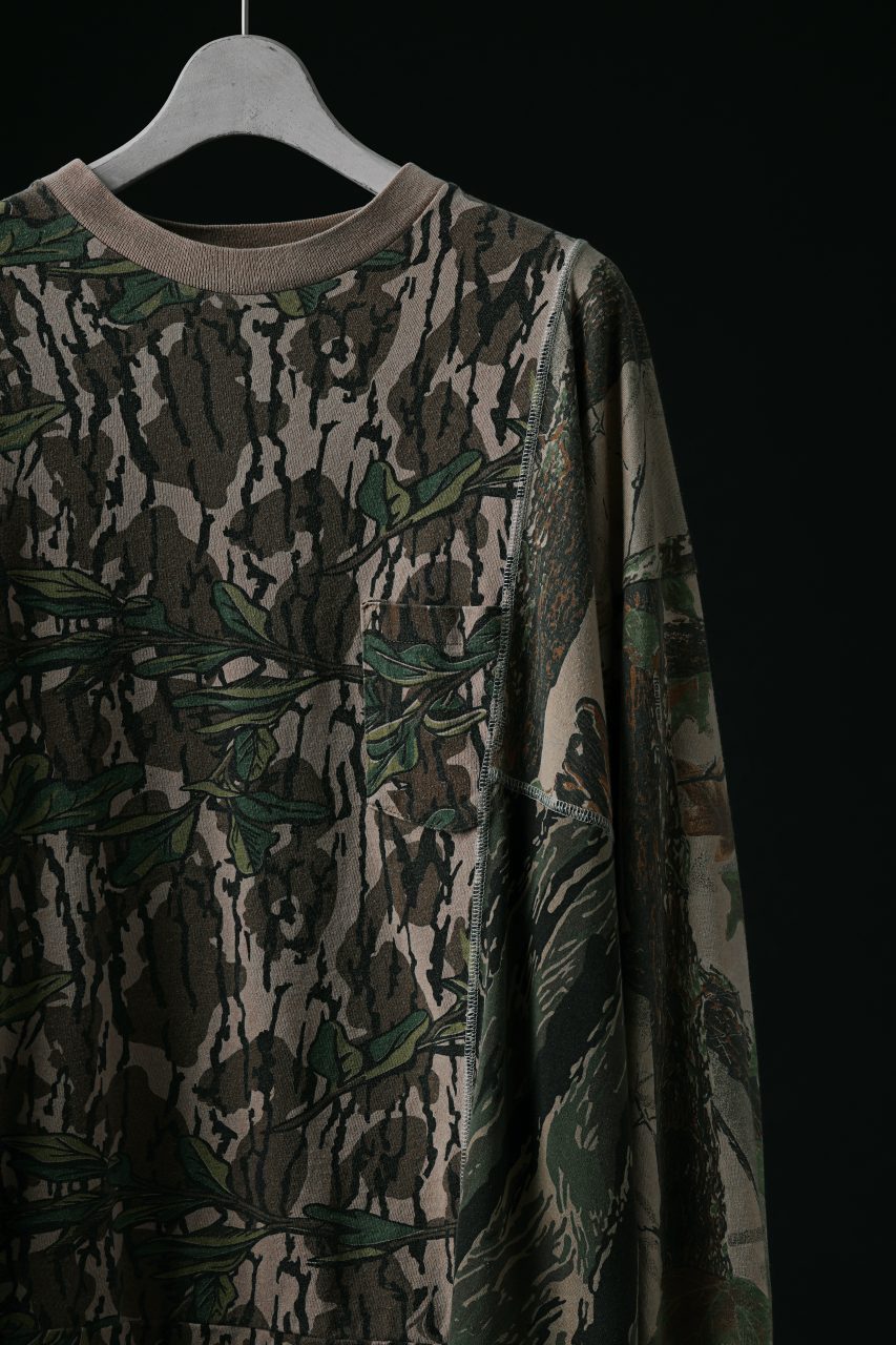 画像をギャラリービューアに読み込む, CHANGES VINTAGE REMAKE QUINTET PANEL L/S TEE (CAMO #A)