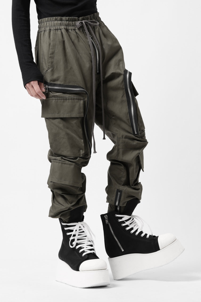 画像をギャラリービューアに読み込む, A.F ARTEFACT ZIP CARGO POCKET PANTS (KHAKI)