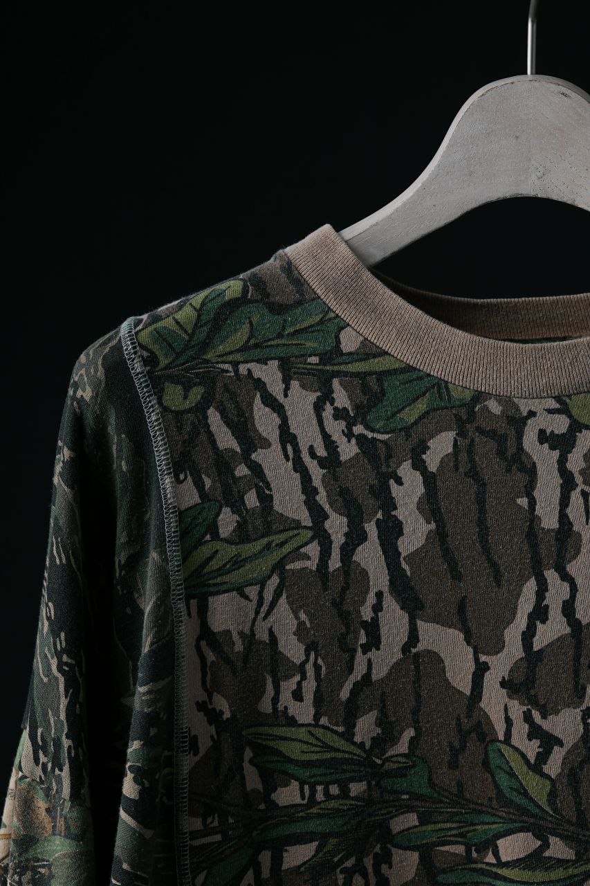 画像をギャラリービューアに読み込む, CHANGES VINTAGE REMAKE QUINTET PANEL L/S TEE (CAMO #A)