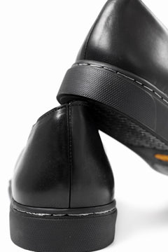 画像をギャラリービューアに読み込む, Portaille LOW SLIP SHOES / WAXED HORSE (BLACK x BLACK)