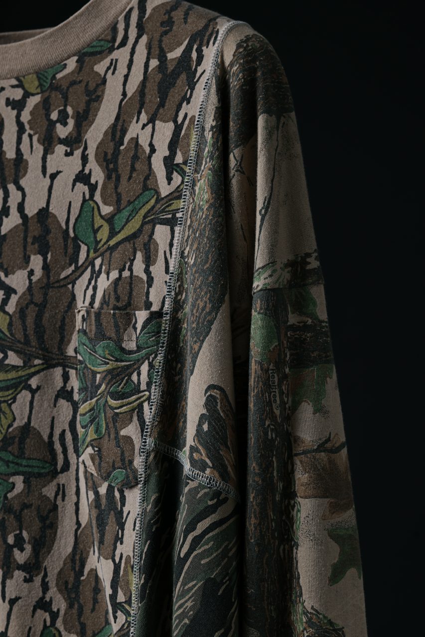 画像をギャラリービューアに読み込む, CHANGES VINTAGE REMAKE QUINTET PANEL L/S TEE (CAMO #A)