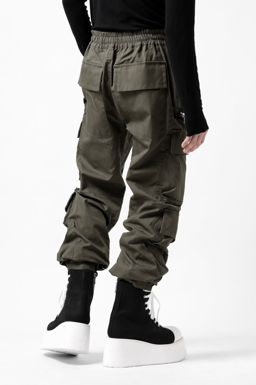 画像をギャラリービューアに読み込む, A.F ARTEFACT ZIP CARGO POCKET PANTS (KHAKI)