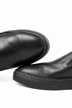 画像をギャラリービューアに読み込む, Portaille LOW SLIP SHOES / WAXED HORSE (BLACK x BLACK)