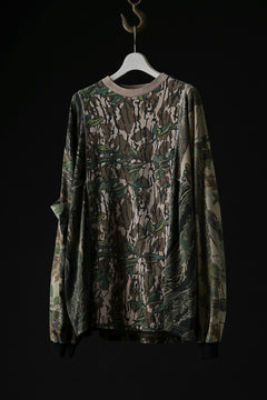 画像をギャラリービューアに読み込む, CHANGES VINTAGE REMAKE QUINTET PANEL L/S TEE (CAMO #A)