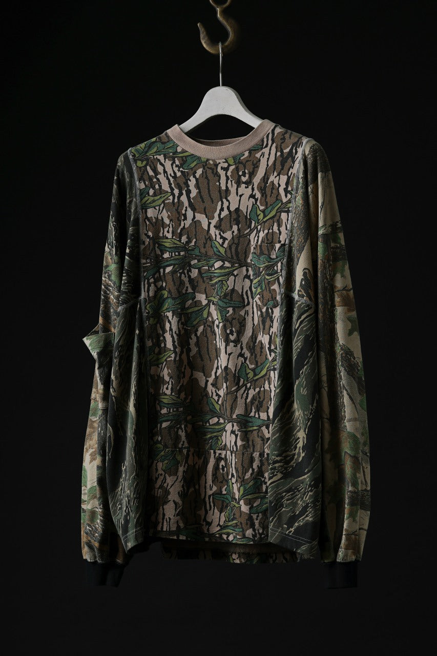 画像をギャラリービューアに読み込む, CHANGES VINTAGE REMAKE QUINTET PANEL L/S TEE (CAMO #A)