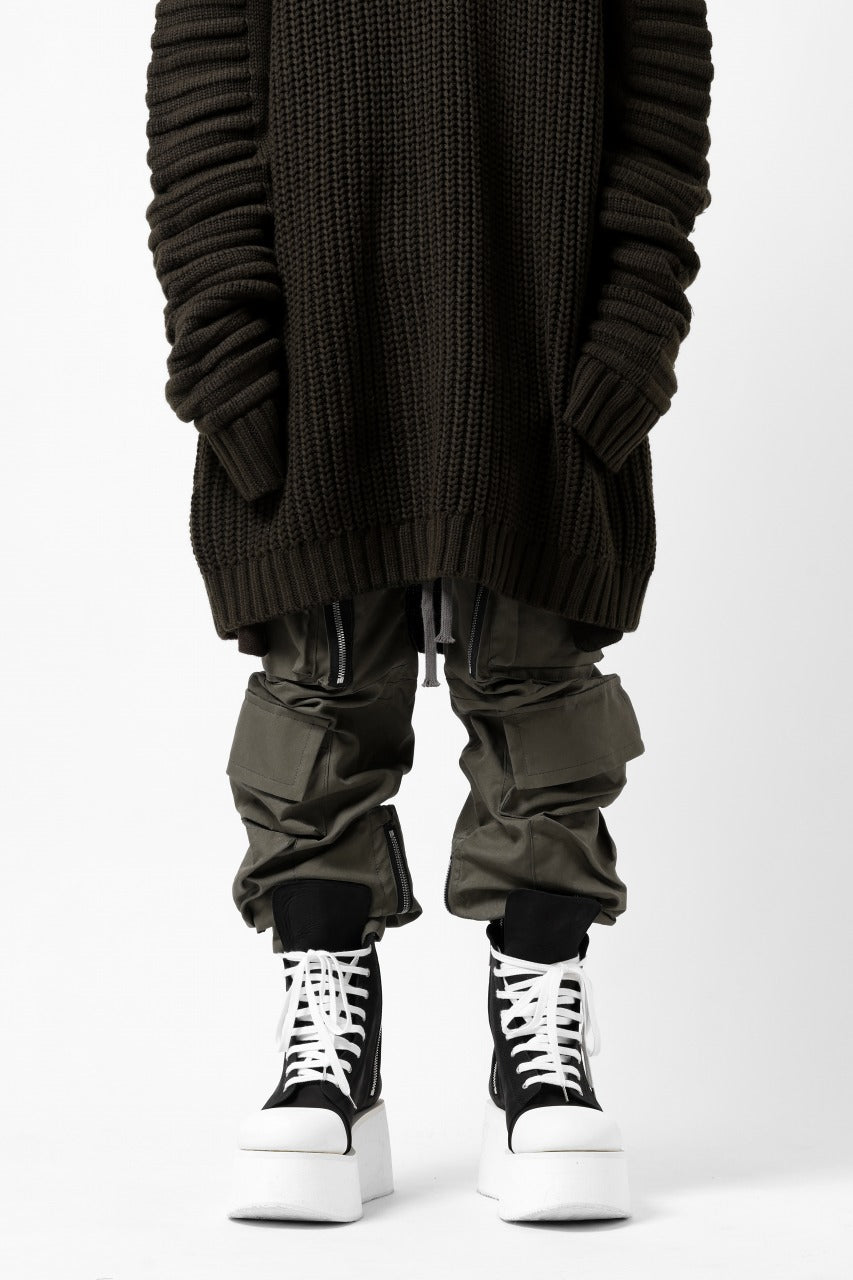 画像をギャラリービューアに読み込む, A.F ARTEFACT ZIP CARGO POCKET PANTS (KHAKI)