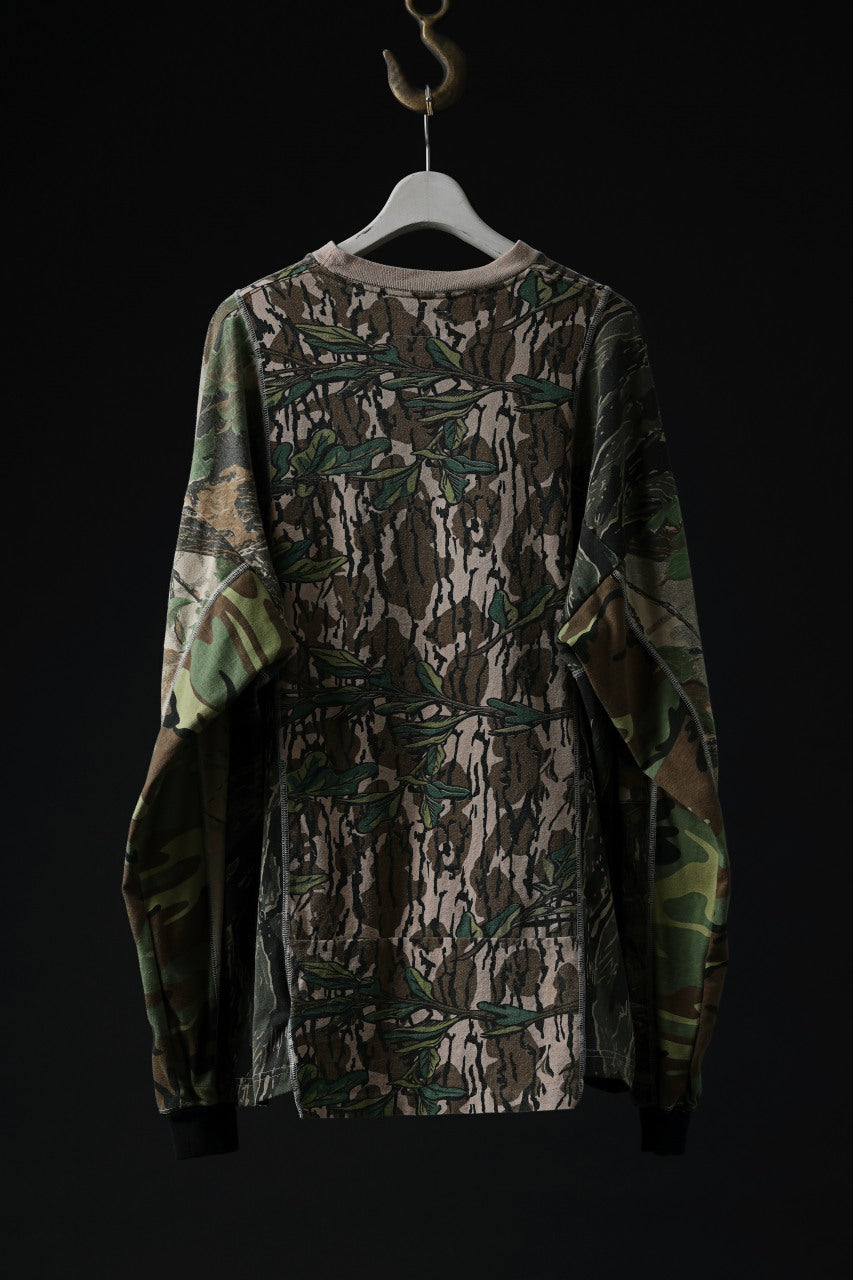 画像をギャラリービューアに読み込む, CHANGES VINTAGE REMAKE QUINTET PANEL L/S TEE (CAMO #A)