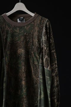 Load image into Gallery viewer, CHANGES VINTAGE REMAKE QUINTET PANEL L/S TEE (CAMO #B)