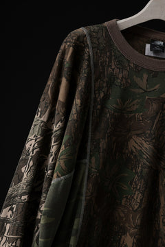 Load image into Gallery viewer, CHANGES VINTAGE REMAKE QUINTET PANEL L/S TEE (CAMO #B)