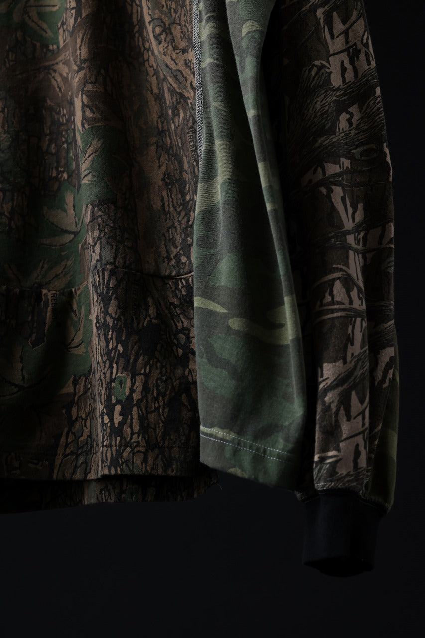 Load image into Gallery viewer, CHANGES VINTAGE REMAKE QUINTET PANEL L/S TEE (CAMO #B)