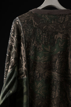 Load image into Gallery viewer, CHANGES VINTAGE REMAKE QUINTET PANEL L/S TEE (CAMO #B)