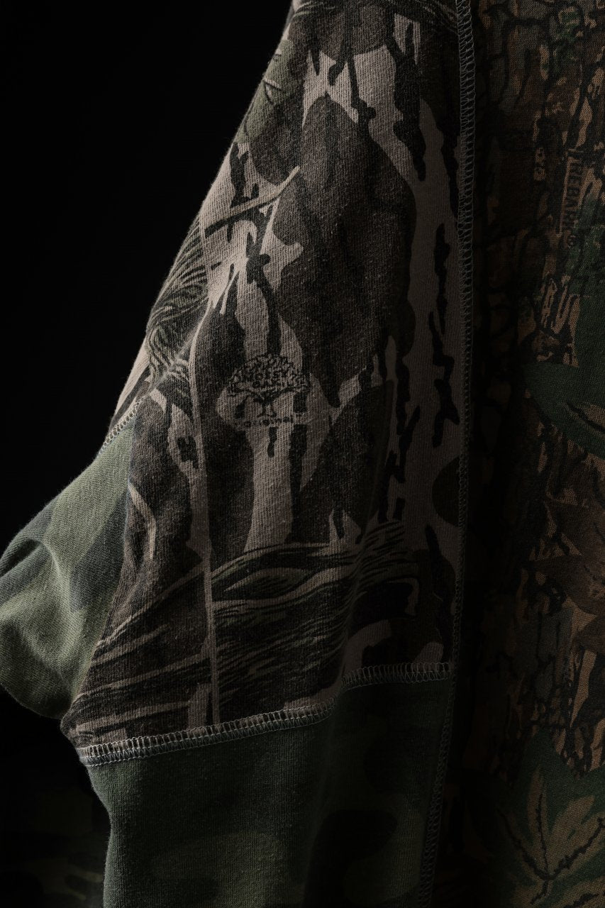 Load image into Gallery viewer, CHANGES VINTAGE REMAKE QUINTET PANEL L/S TEE (CAMO #B)