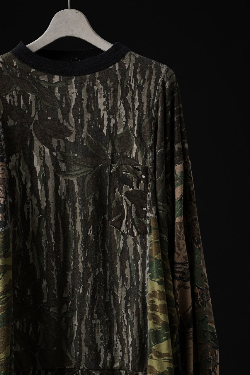 画像をギャラリービューアに読み込む, CHANGES VINTAGE REMAKE QUINTET PANEL L/S TEE (CAMO #C)
