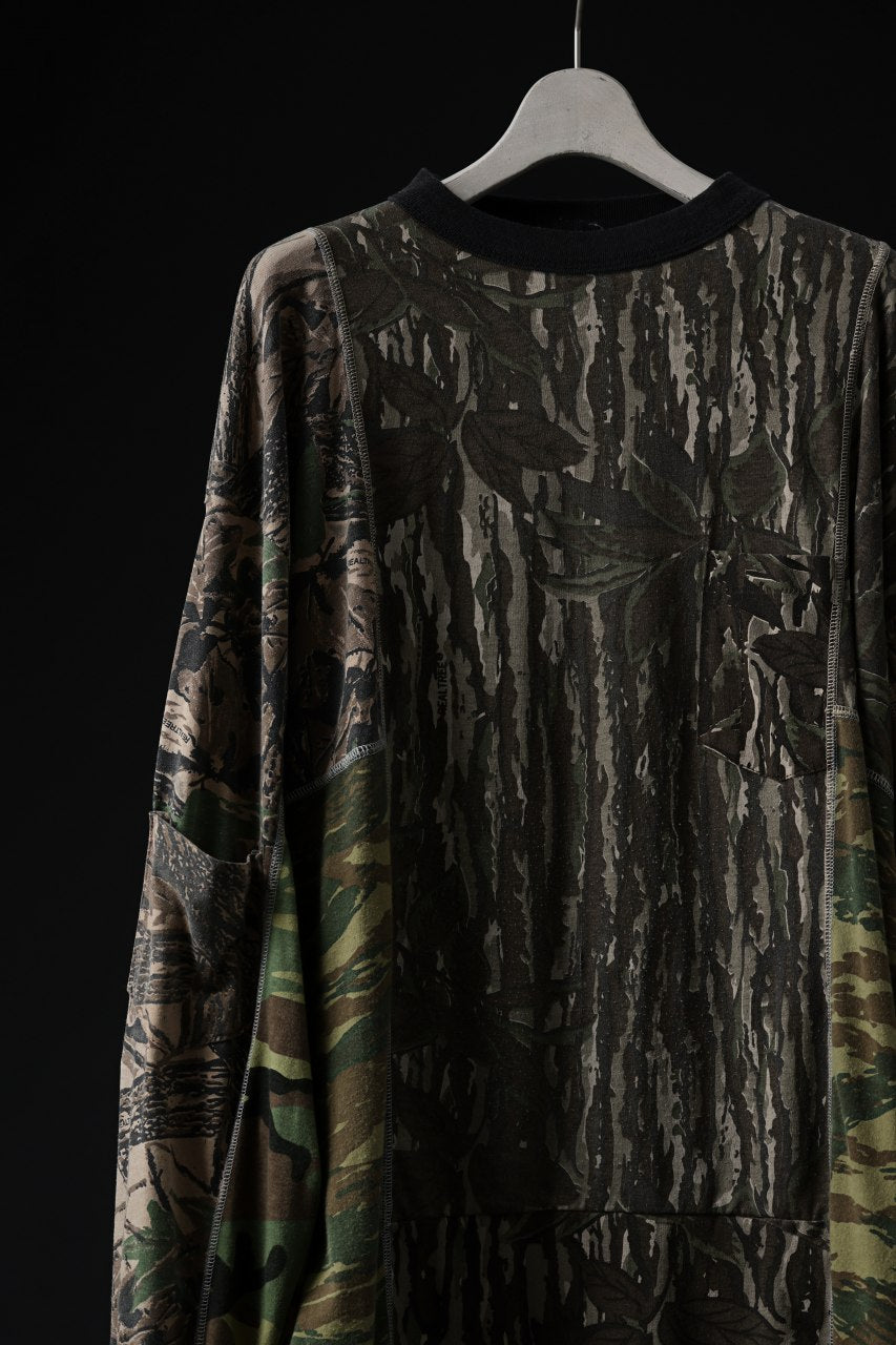 画像をギャラリービューアに読み込む, CHANGES VINTAGE REMAKE QUINTET PANEL L/S TEE (CAMO #C)
