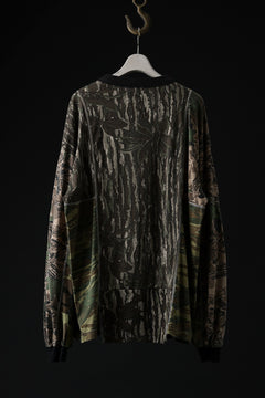 画像をギャラリービューアに読み込む, CHANGES VINTAGE REMAKE QUINTET PANEL L/S TEE (CAMO #C)