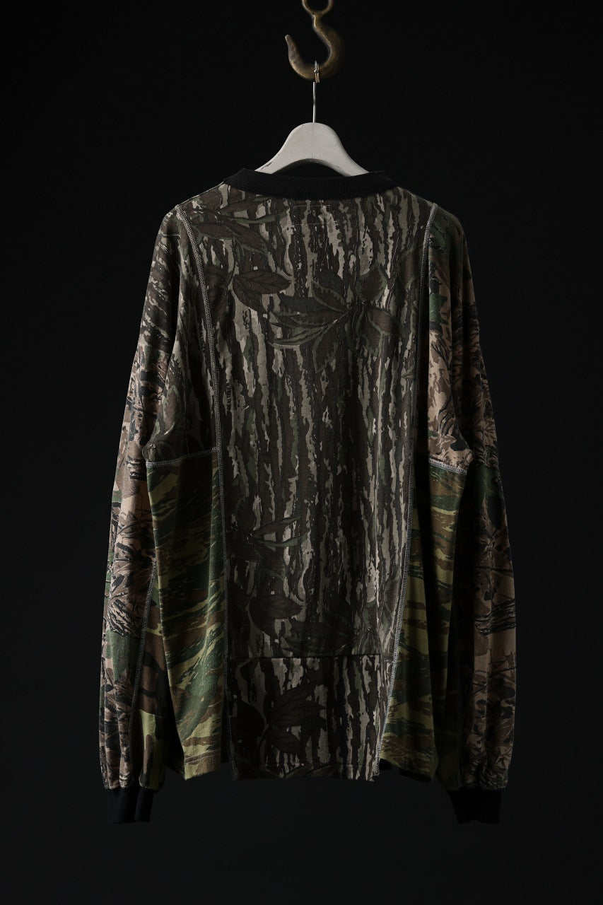 画像をギャラリービューアに読み込む, CHANGES VINTAGE REMAKE QUINTET PANEL L/S TEE (CAMO #C)