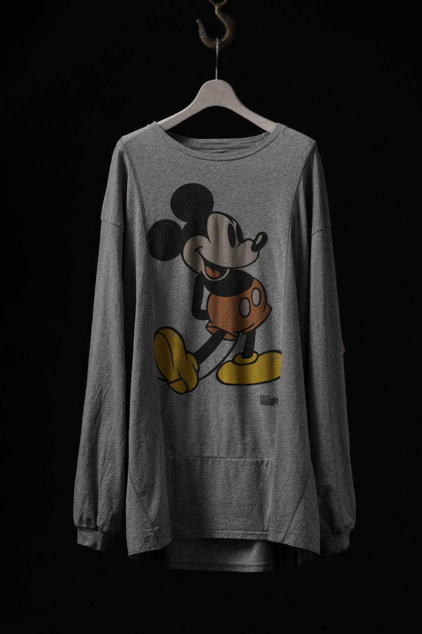 画像をギャラリービューアに読み込む, CHANGES CRACKING-MOUSE LS TOPS (GREY #A)