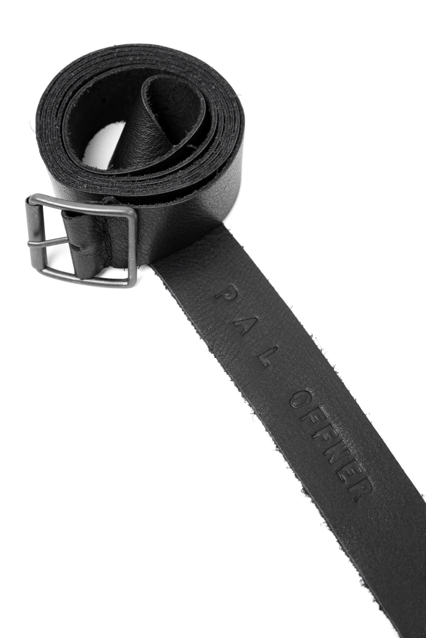 画像をギャラリービューアに読み込む, PAL OFFNER EASY BELT THIN / CALF LEATHER (BLACK)