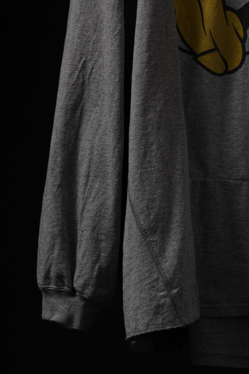 画像をギャラリービューアに読み込む, CHANGES CRACKING-MOUSE LS TOPS (GREY #A)