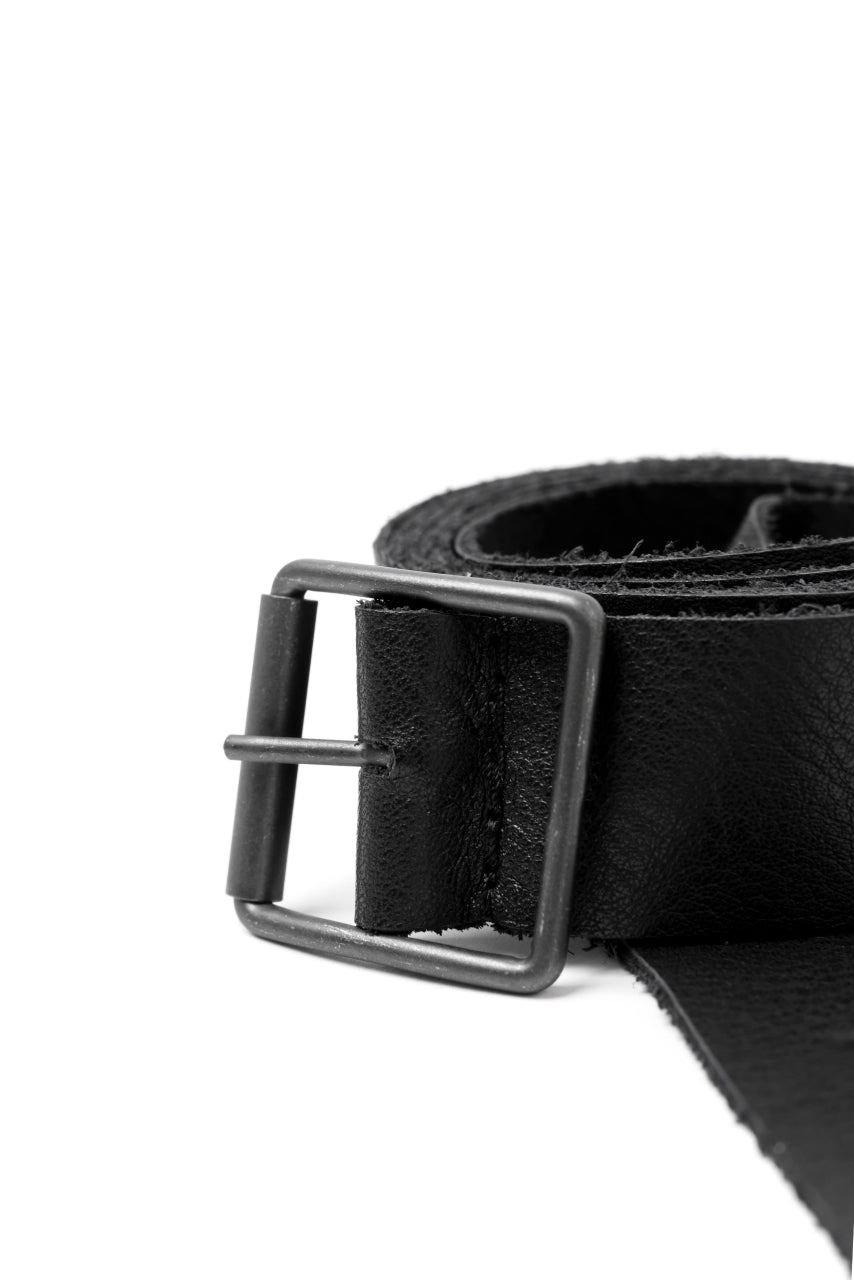 画像をギャラリービューアに読み込む, PAL OFFNER EASY THIN BELT / CALF LEATHER (BLACK)