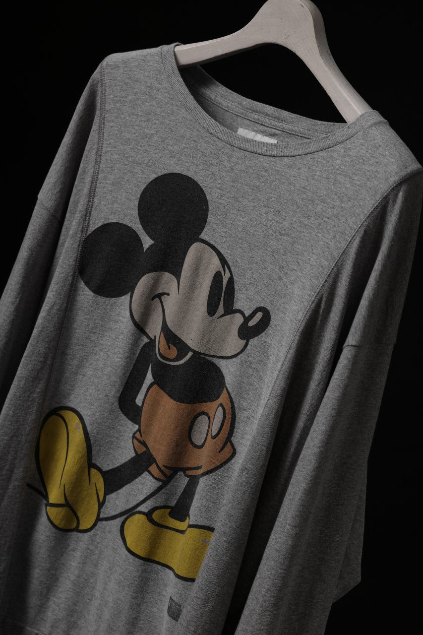 画像をギャラリービューアに読み込む, CHANGES CRACKING-MOUSE LS TOPS (GREY #A)