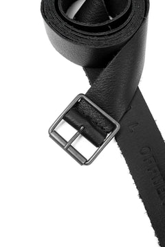 画像をギャラリービューアに読み込む, PAL OFFNER EASY THIN BELT / CALF LEATHER (BLACK)