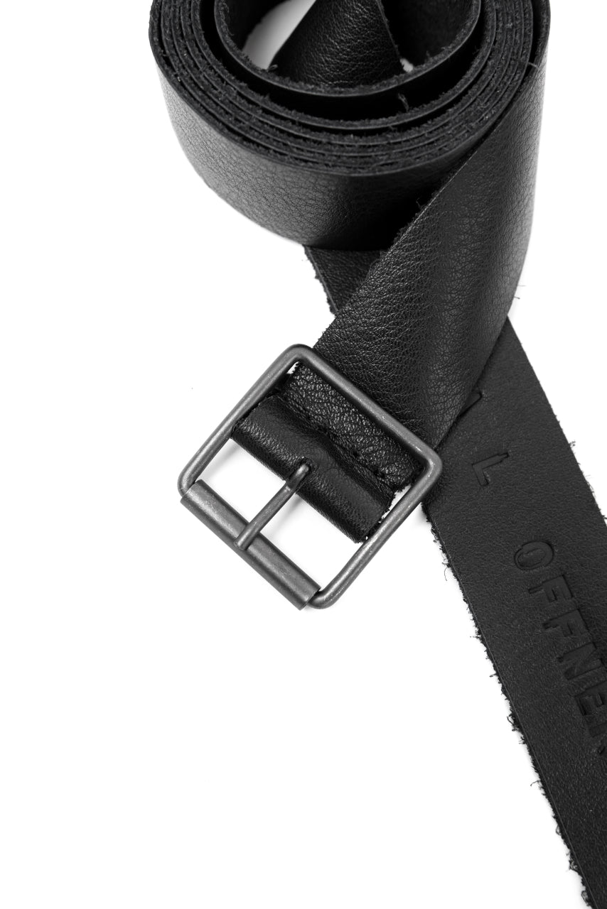 画像をギャラリービューアに読み込む, PAL OFFNER EASY THIN BELT / CALF LEATHER (BLACK)