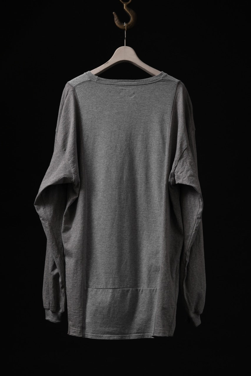 画像をギャラリービューアに読み込む, CHANGES CRACKING-MOUSE LS TOPS (GREY #A)