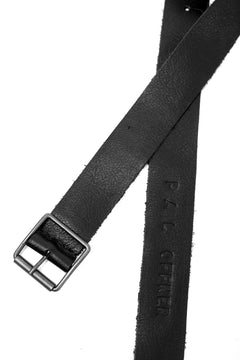画像をギャラリービューアに読み込む, PAL OFFNER EASY THIN BELT / CALF LEATHER (BLACK)
