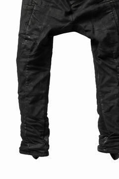 画像をギャラリービューアに読み込む, BORIS BIDJAN SABERI DROP CROTCH PANTS / VINYL COATED & NICKEL PRESSED & BODY MOLDED "P24-F1603K" (BLACK)