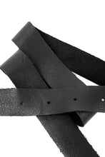 画像をギャラリービューアに読み込む, PAL OFFNER EASY THIN BELT / CALF LEATHER (BLACK)