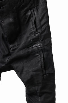 画像をギャラリービューアに読み込む, BORIS BIDJAN SABERI DROP CROTCH PANTS / VINYL COATED & NICKEL PRESSED & BODY MOLDED "P24-F1603K" (BLACK)