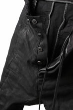 画像をギャラリービューアに読み込む, BORIS BIDJAN SABERI DROP CROTCH PANTS / VINYL COATED & NICKEL PRESSED & BODY MOLDED "P24-F1603K" (BLACK)