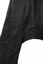 画像をギャラリービューアに読み込む, BORIS BIDJAN SABERI DROP CROTCH PANTS / VINYL COATED & NICKEL PRESSED & BODY MOLDED "P24-F1603K" (BLACK)