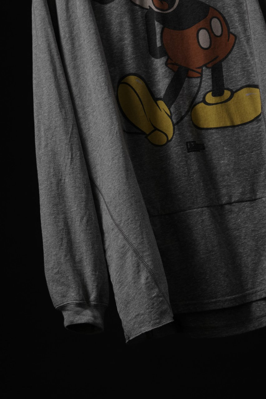 画像をギャラリービューアに読み込む, CHANGES CRACKING-MOUSE LS TOPS (GREY #C)