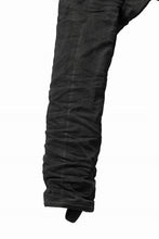 画像をギャラリービューアに読み込む, BORIS BIDJAN SABERI DROP CROTCH PANTS / VINYL COATED & NICKEL PRESSED & BODY MOLDED "P24-F1603K" (BLACK)