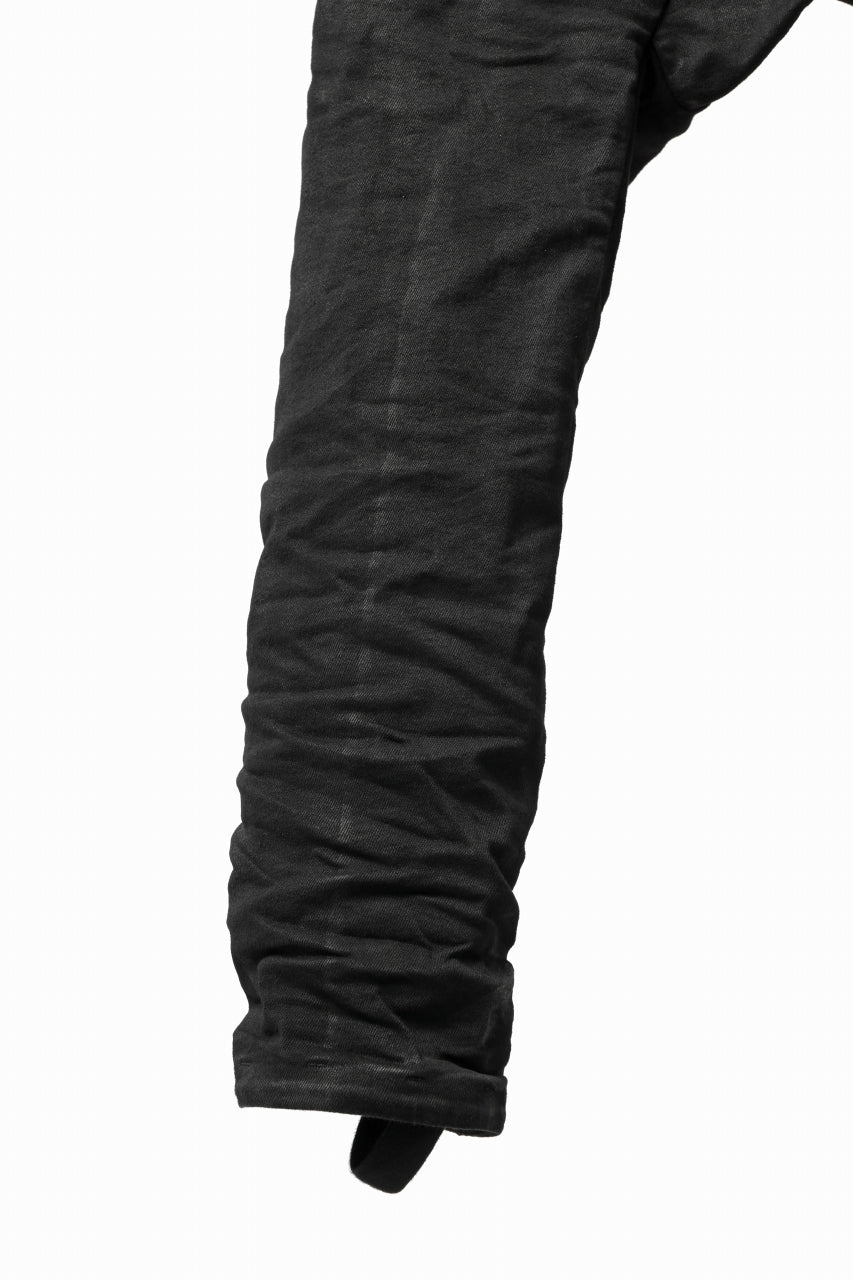 画像をギャラリービューアに読み込む, BORIS BIDJAN SABERI DROP CROTCH PANTS / VINYL COATED & NICKEL PRESSED & BODY MOLDED "P24-F1603K" (BLACK)
