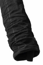 画像をギャラリービューアに読み込む, BORIS BIDJAN SABERI DROP CROTCH PANTS / VINYL COATED & NICKEL PRESSED & BODY MOLDED "P24-F1603K" (BLACK)