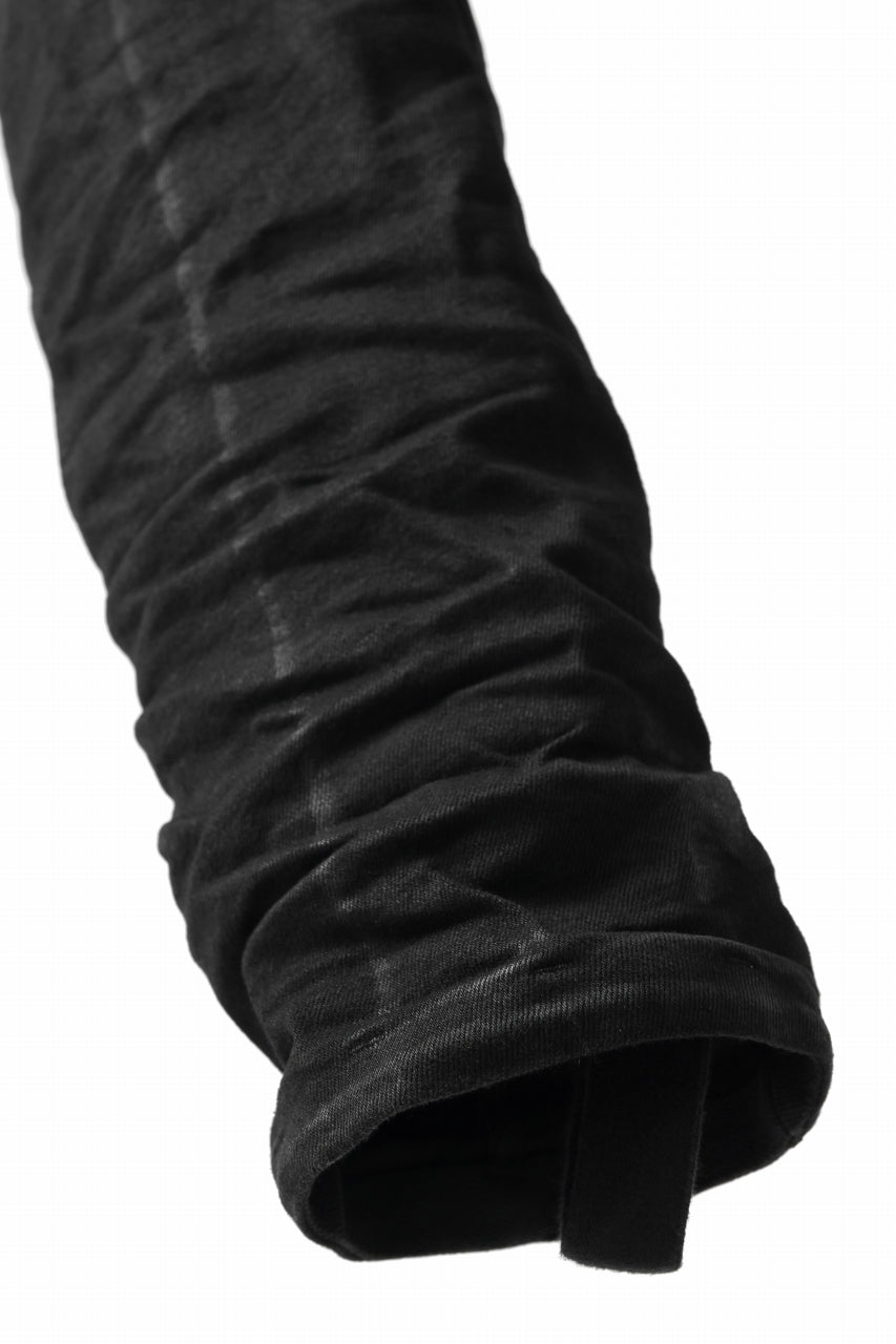画像をギャラリービューアに読み込む, BORIS BIDJAN SABERI DROP CROTCH PANTS / VINYL COATED & NICKEL PRESSED & BODY MOLDED "P24-F1603K" (BLACK)