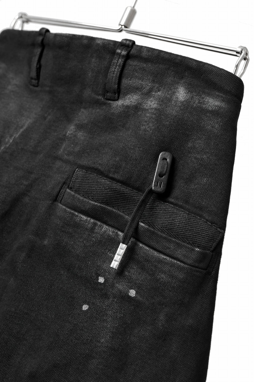 画像をギャラリービューアに読み込む, BORIS BIDJAN SABERI DROP CROTCH PANTS / VINYL COATED & NICKEL PRESSED & BODY MOLDED "P24-F1603K" (BLACK)